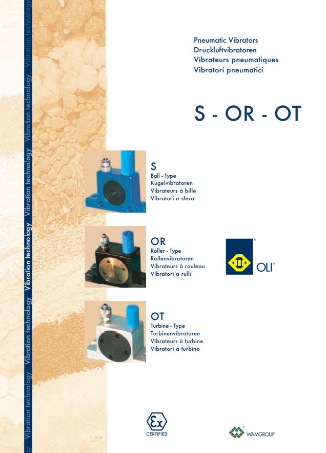 Catálogo vibradores neumáticos S OT OR